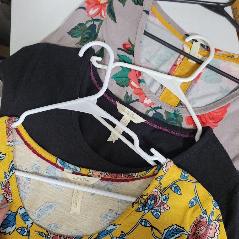 Lot of 3 Matilda Jane Floral Babydoll Dress S Boho Cottagecore Coquette Casual